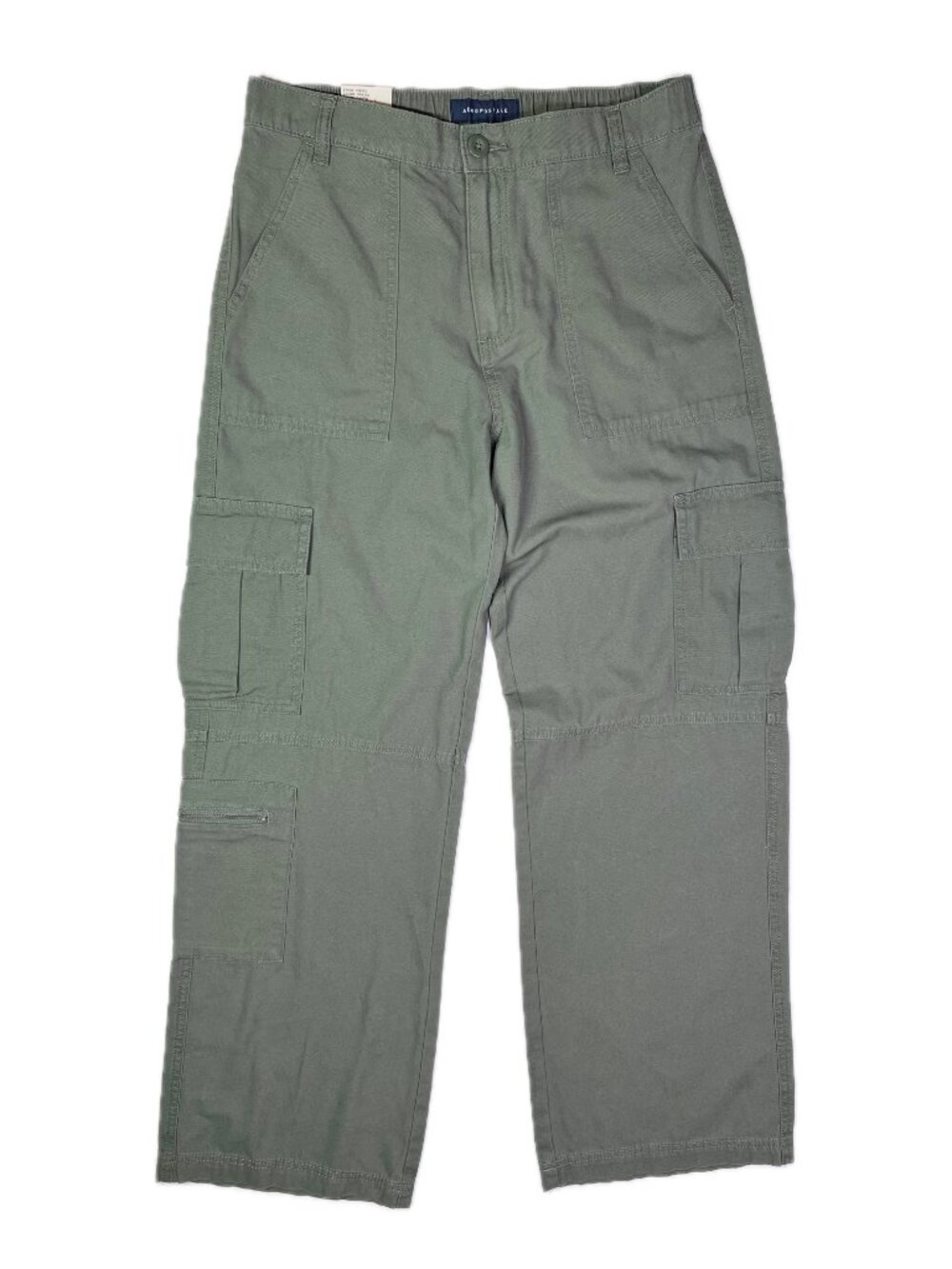 NWT Aeropostle Size M Utility Cargo Pants Beetle Green